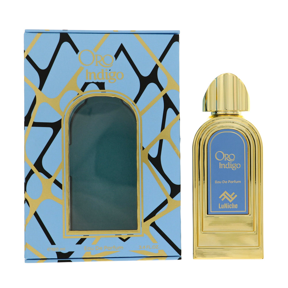 Oro Indigo By Luniche Fragrance 3.4 Oz Eau De Parfum Spray For Unisex - Box