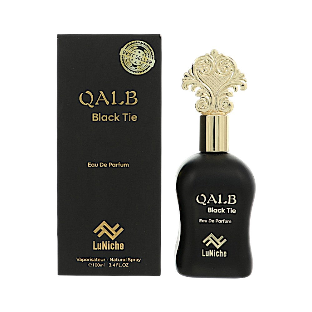 Qalb Black Tie by Luniche 3.4 Oz Eau De Parfum Spray In Box for Unisex
