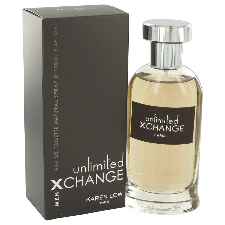 Xchange Unlimited by Karen Low 3.4 oz Eau De Toilette Spray for Men