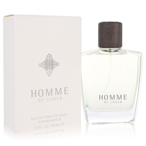 Homme ( White Box ) By Usher 3.4 Oz Eau De Toilette Spray for Men