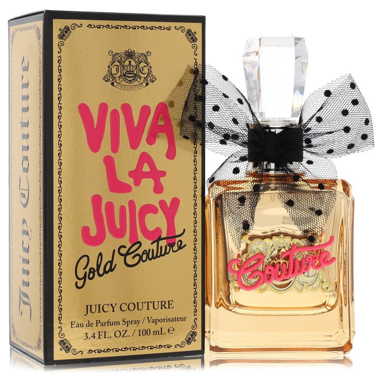 Viva La Juicy Gold Couture by Juicy Couture 3.4 Oz Eau De Parfum Spray for Women