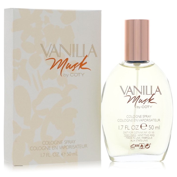 Vanilla Musk by Coty 1.6 Oz Eau De Cologne Spray In Box for Women