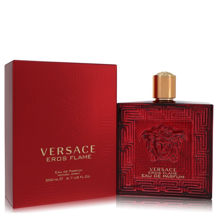 Versace Eros Flame By Versace Cologne 6.7 Oz Eau De Parfum Spray For Men - Box