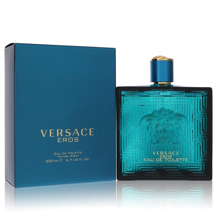 Versace Eros by Versace 6.7 Oz Eau De Toilette Spray In Box for Men