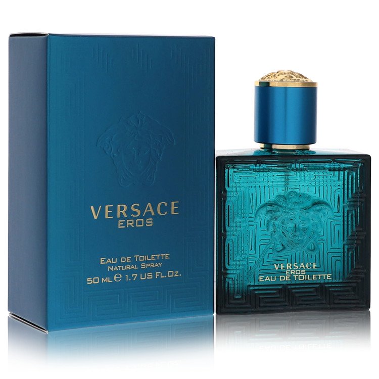 Versace Eros By Versace 1.7 Oz Eau De Toilette Spray For Men In Box