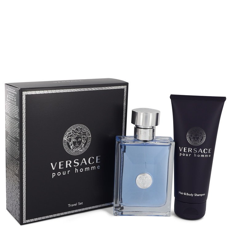 Versace Pour Homme By Versace Fragrance 2 Piece Gift Set - 3.4 Oz Eau De Toilette Spray For Unisex