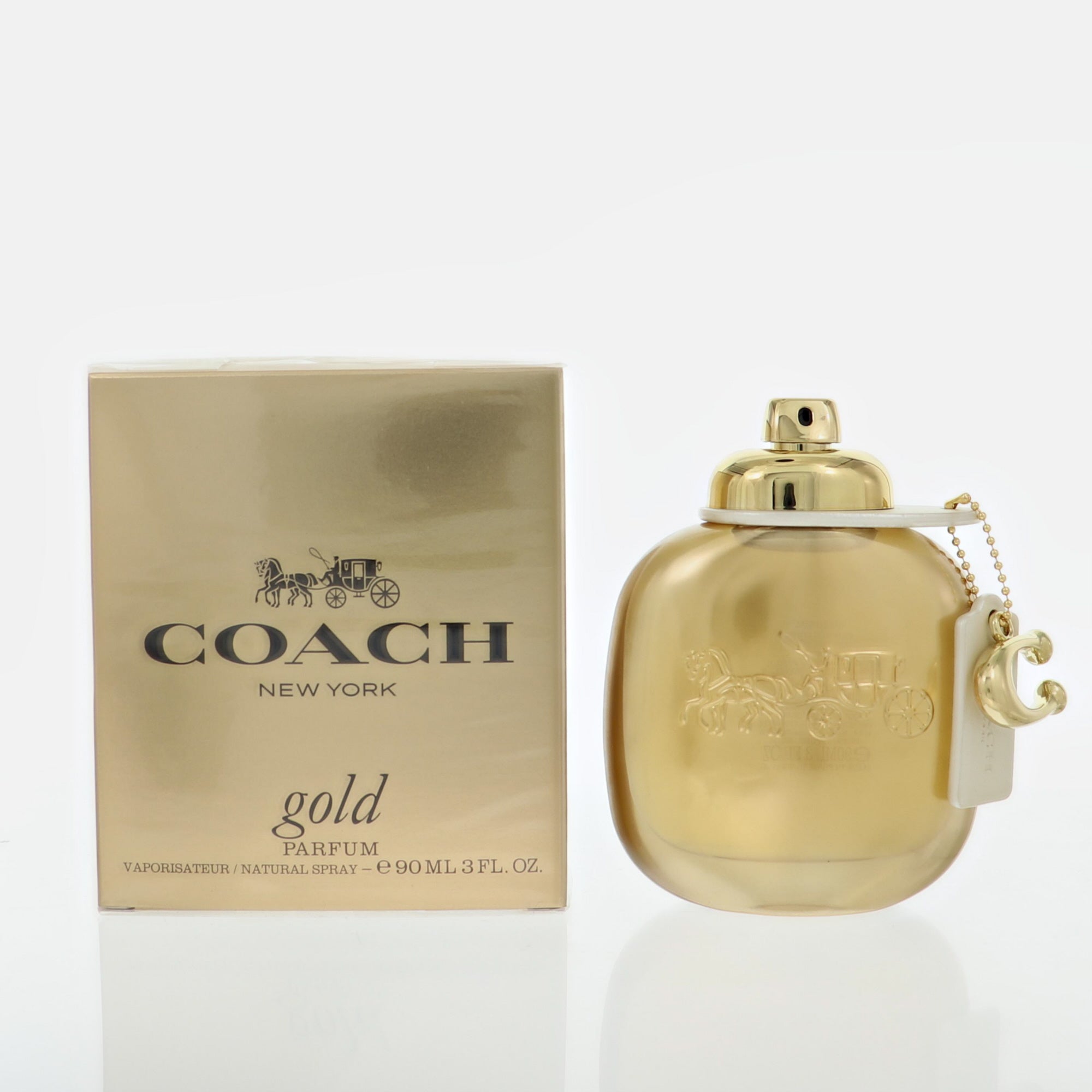 Coach Nyc Gold By Coach Perfume 3 Oz Parfum Spray For Women - Box