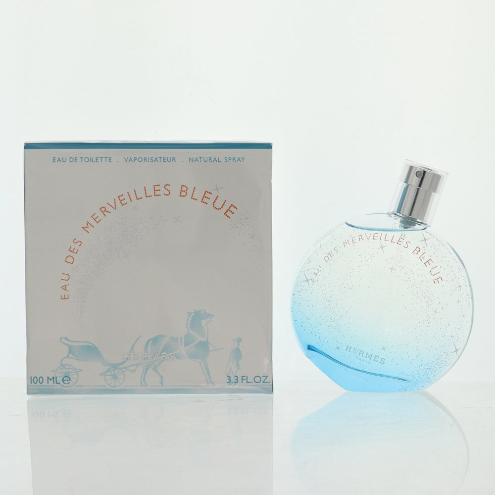 Eau Des Merveilles Bleue by Hermes 3.3 Oz Eau De Toilette Spray for Women