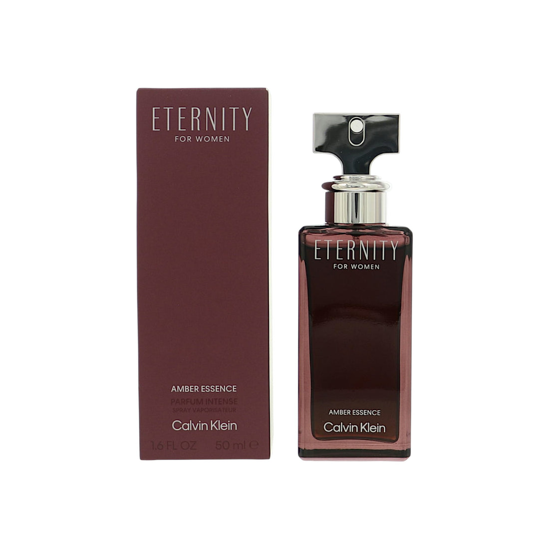 Eternity Amber Essence Intense by Calvin Klein 1.6 Oz Parfum Spray In Box for Women