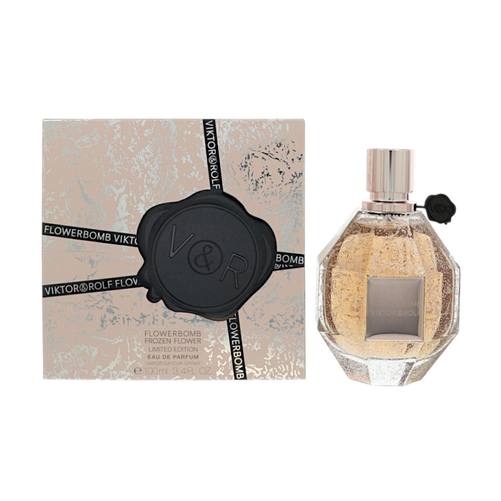 Flower Bomb Frozen Flower by Viktor & Rolf 3.4 Oz Eau De Parfum for Women