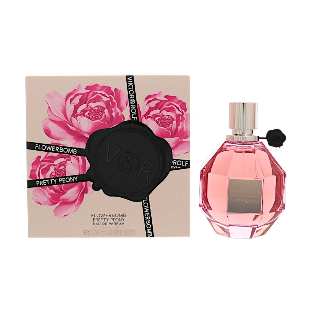 Flowerbomb Pretty Peony by Viktor & Rolf 3.4 Oz Eau De Parfum for Women