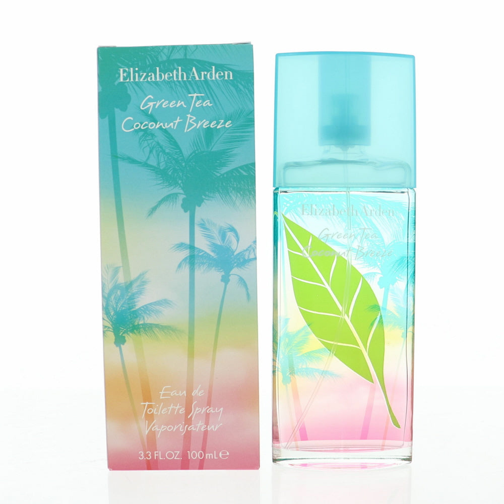 Green Tea Coconut Breeze By Elizabeth Arden Perfume 3.3 Oz Eau De Toilette Spray For Women - Box