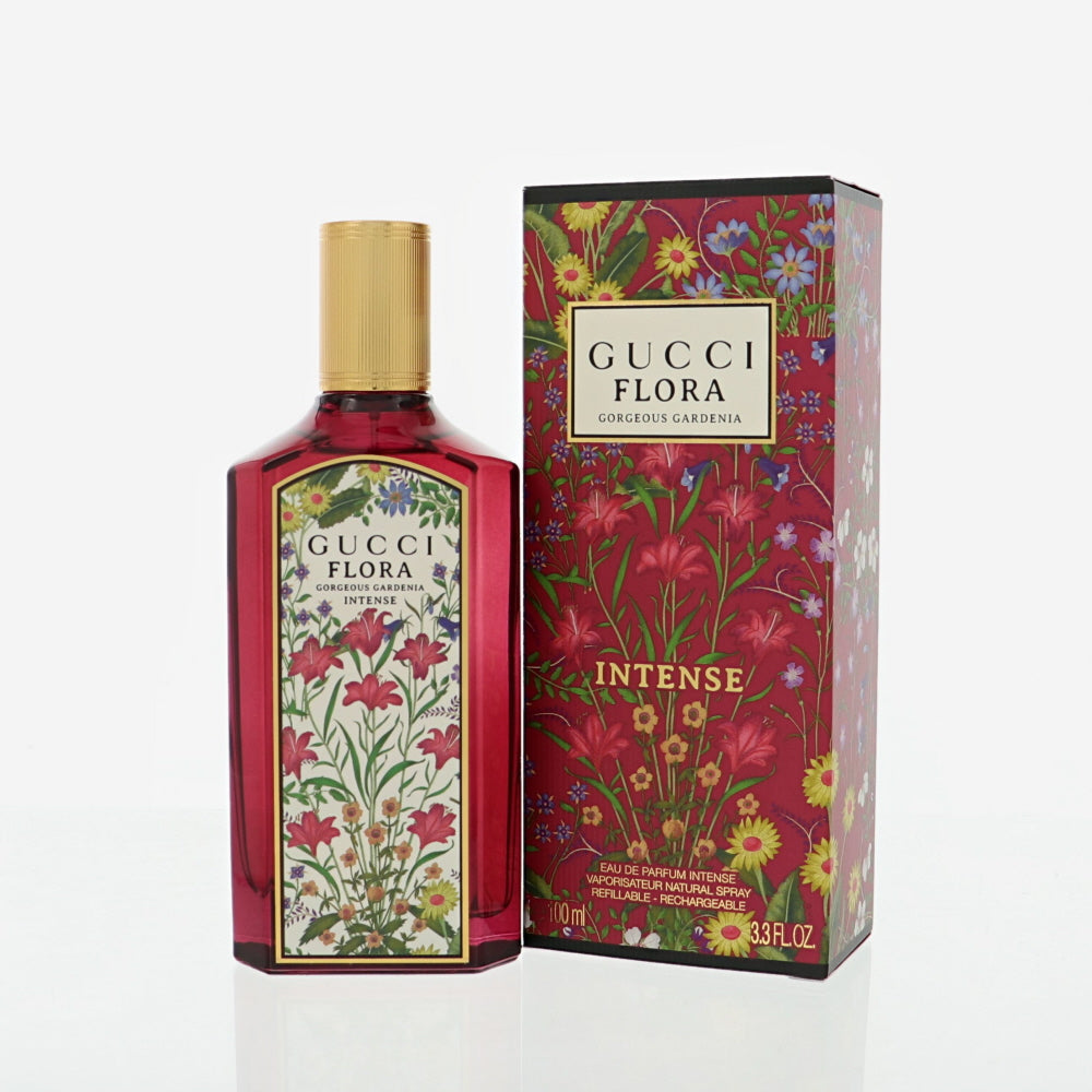 Flora Gorgeous Gardenia Intense by Gucci 3.3 Oz Eau De Parfum Spray for Women