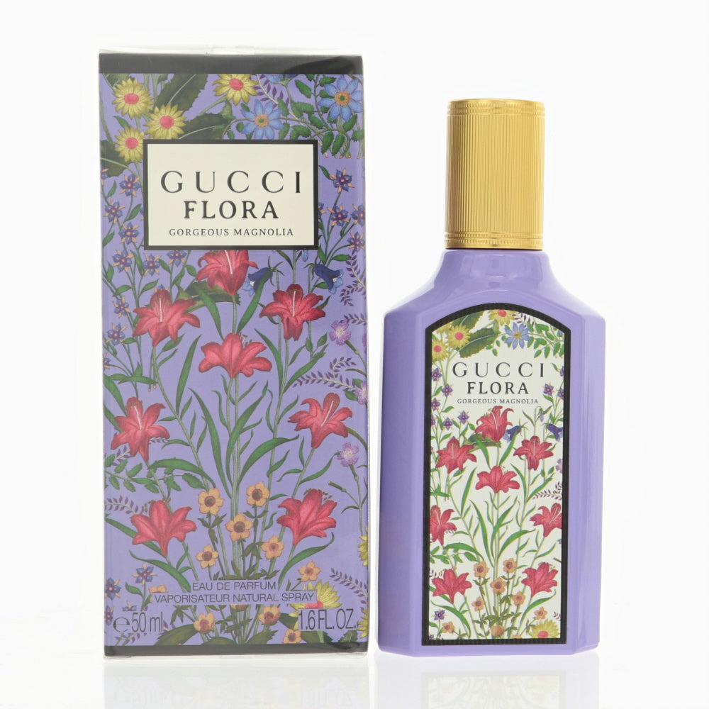 Gucci Flora Gorgeous Magnolia By Gucci Perfume 1.6 Oz Eau De Parfum Spray For Women - Box