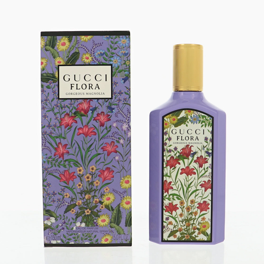 Gucci Flora Gorgeous Magnolia By Gucci Perfume 5 Oz Eau De Parfum Spray For Women - Box