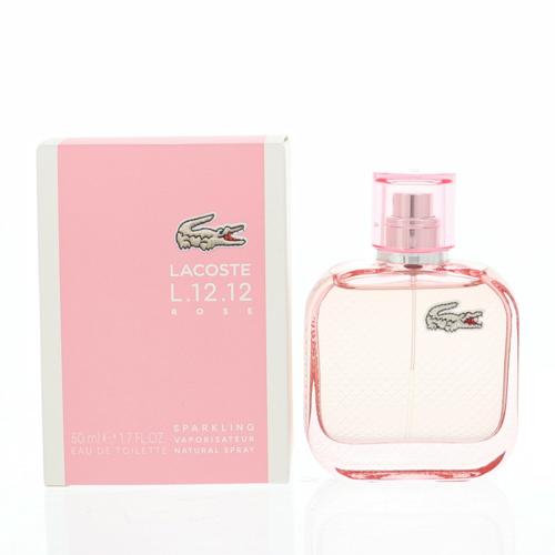 L.12.12 Rose By Lacoste Perfume 1.7 Oz Eau De Toilette Spray For Women - Box