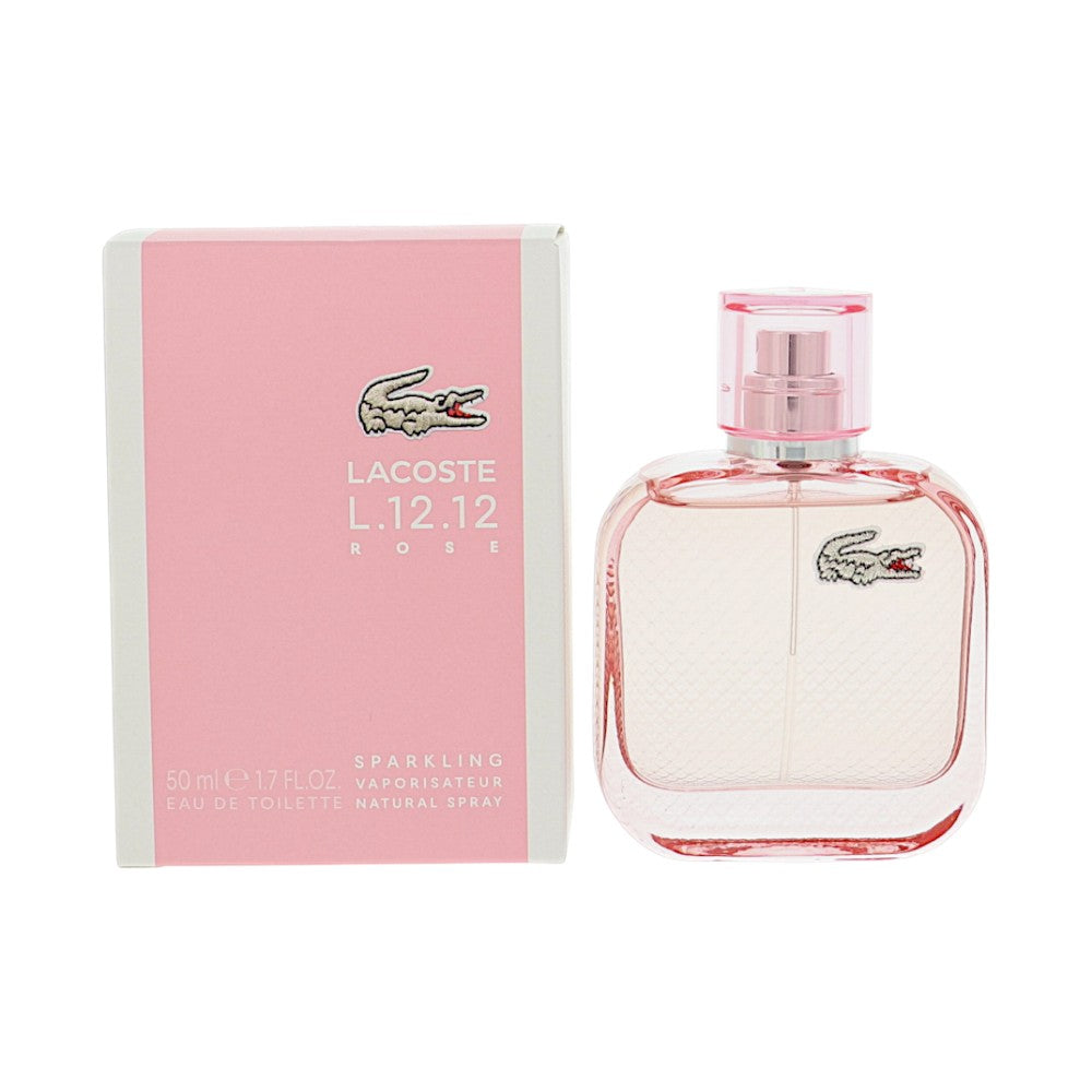 L.12.12 Rose by Lacoste 1.7 Oz Eau De Toilette Spray In Box for Women
