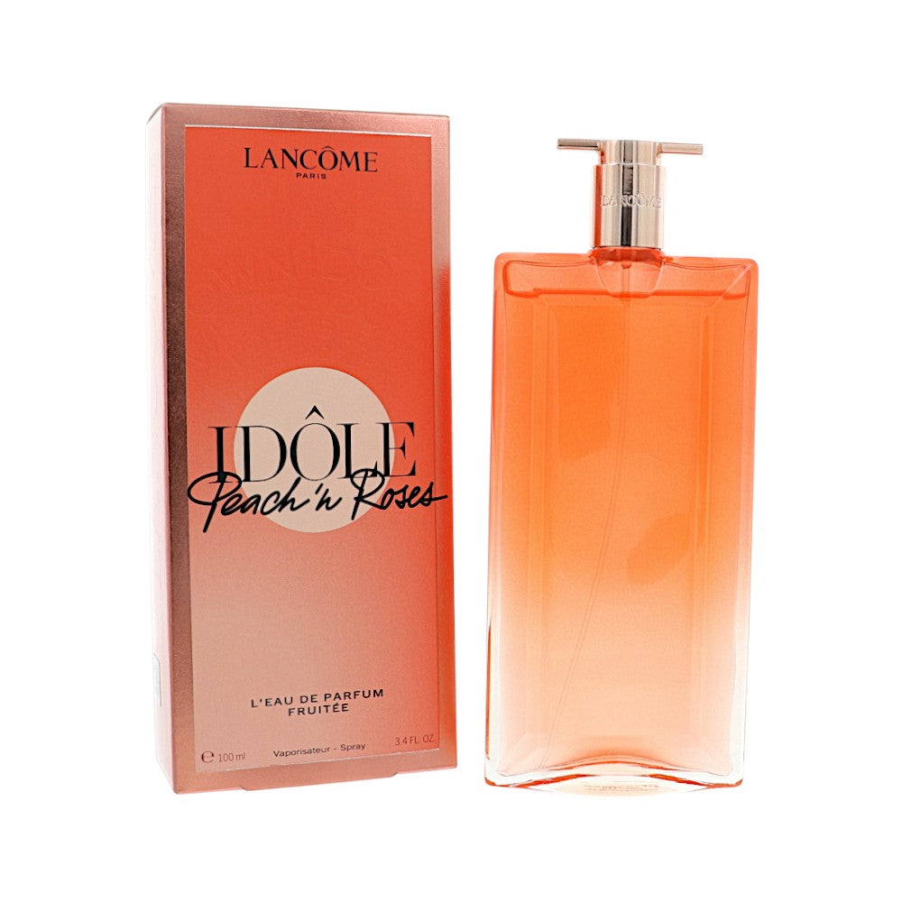 Idole Peach N Roses by Lancome 3.4 Oz Eau De Parfum Spray In Box for Women