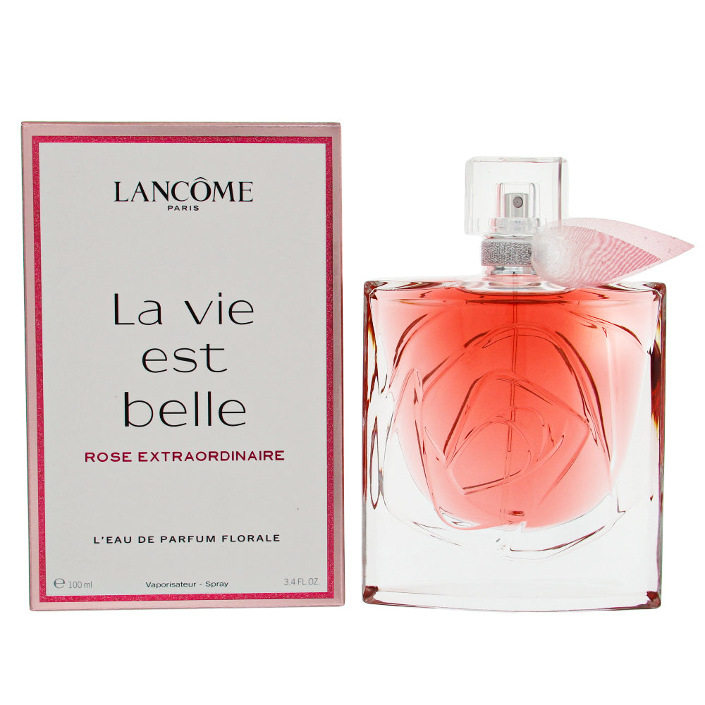 La Vie Est Belle Rose Extraordinaire By Lancome Perfume 3.4 Oz Eau De Parfum Spray For Women - Box