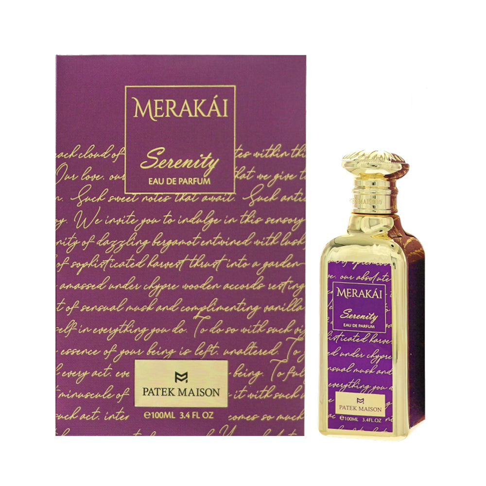 Merakai Serenity By Patek Maison Perfume 3.4 Oz Eau De Parfum Spray For Women - Box