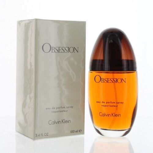 Obsession By Calvin Klein 3.4 Oz Eau De Parfum Spray For Women In Box