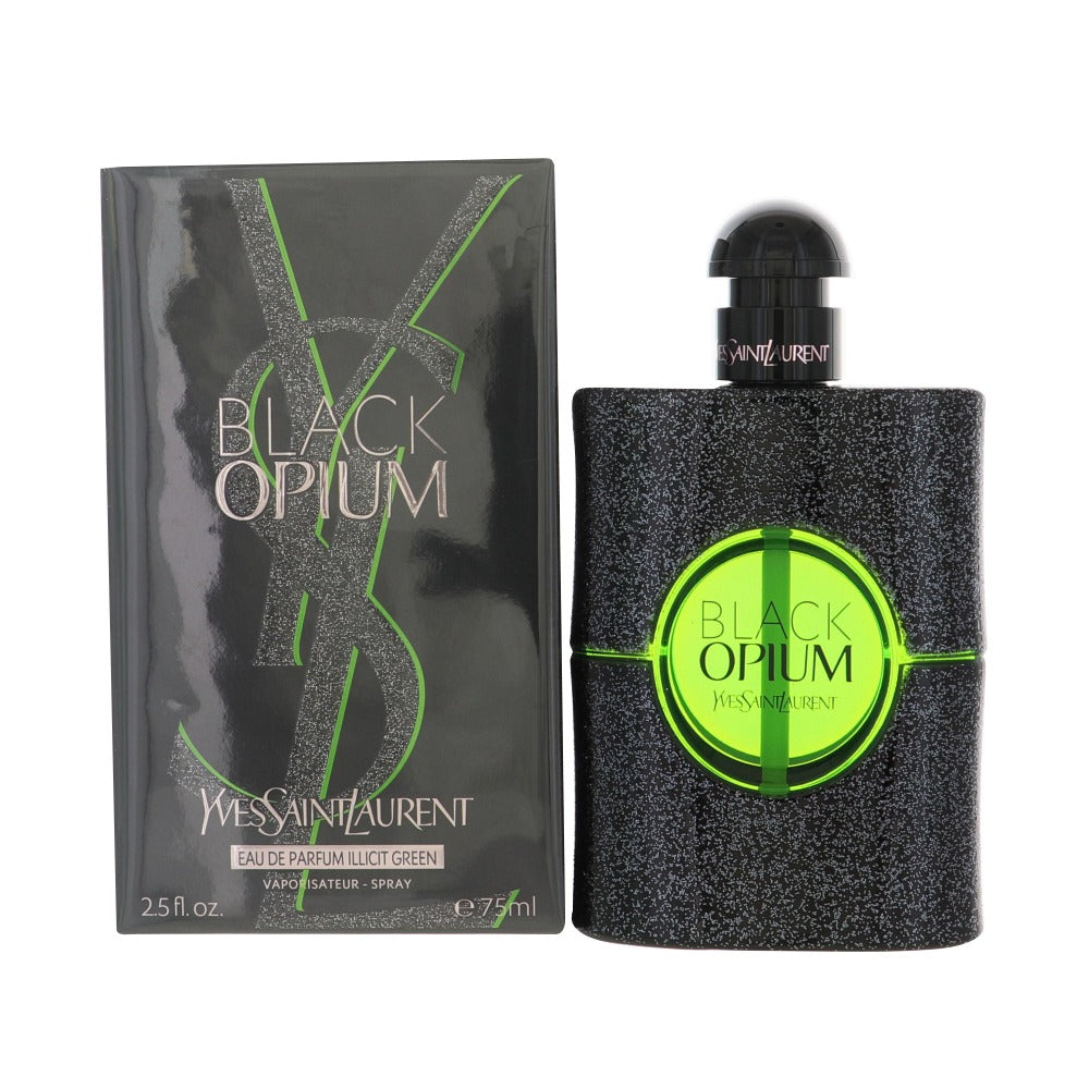 Black Opium Illicit Green by Yves Saint Laurent 2.5 Oz Eau De Parfum for Women