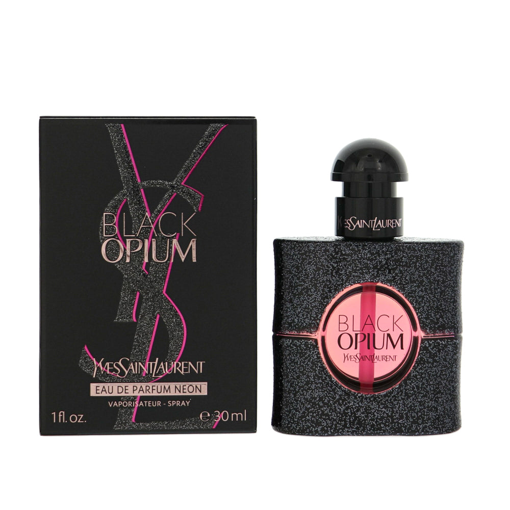 Black Opium Neon By Yves Saint Laurent Perfume 1.0 Oz Eau De Aprfum Spray For Women - Box