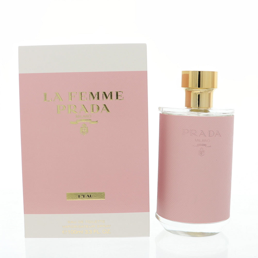 Prada La Femme L'Eau By Prada Perfume 3.3 Oz Eau De Toilette Spray For Women - Box