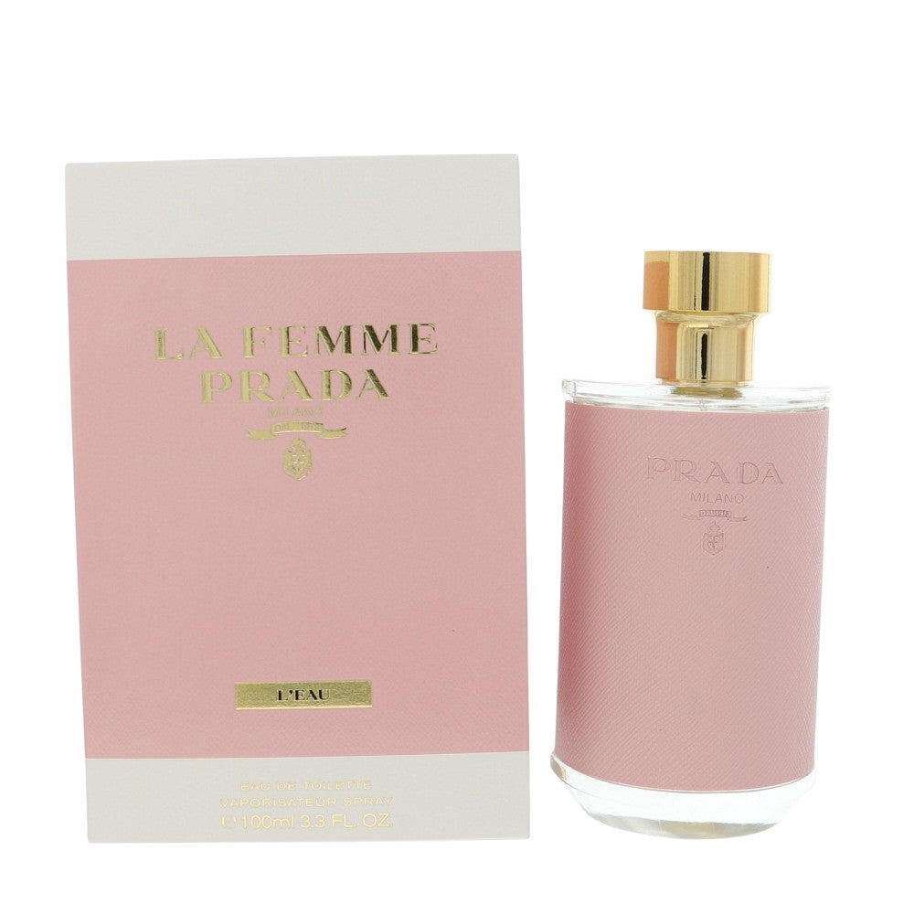 Prada La Femme Leau by Prada 3.3 Oz Eau De Toilette Spray In Box for Women