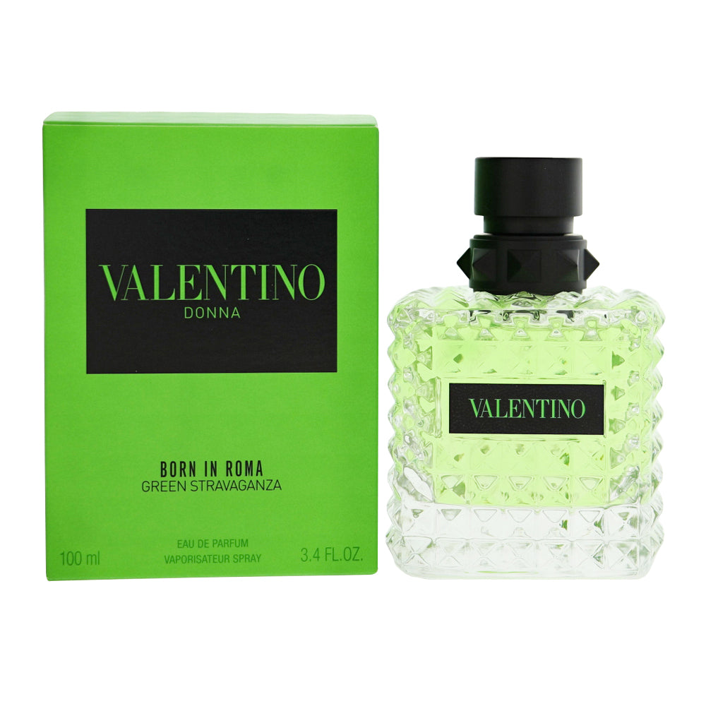 Born In Roma Green Stravaganza By Valentino Perfume 3.4 Oz Eau De Parfum Spray For Women - Box