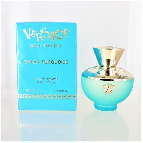 Dylan Turquoise By Versace Perfume 3.4 Oz Eau De Toilette Spray For Women - Box