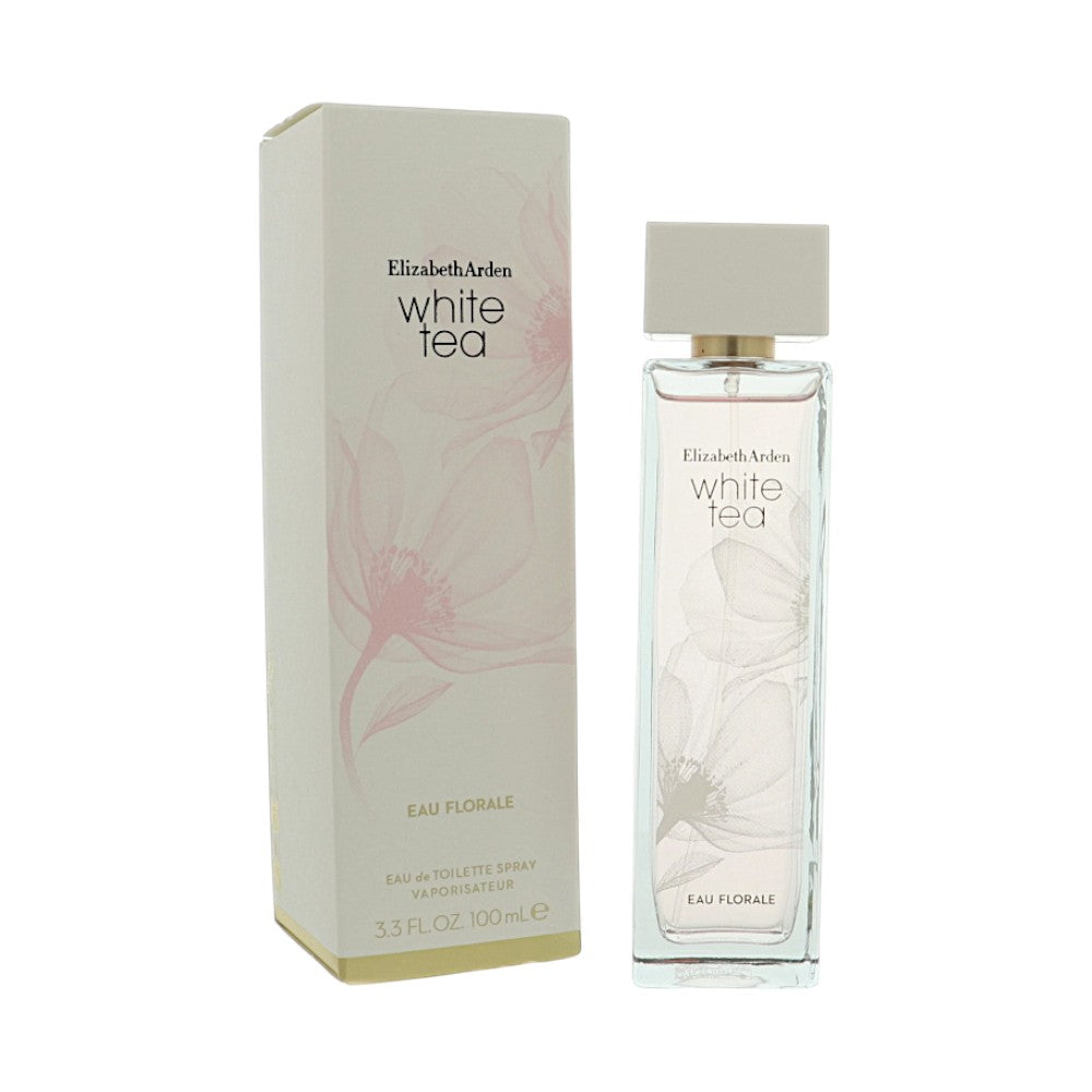 White Tea Eau Florale by Elizabeth Arden 3.3 Oz Eau De Toilette Spray In Box for Women