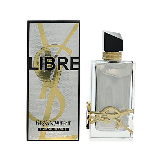 Libre L'absolu Platine by Yves Saint Laurent 3 Oz Eau De Parfum Spray In Box for Women