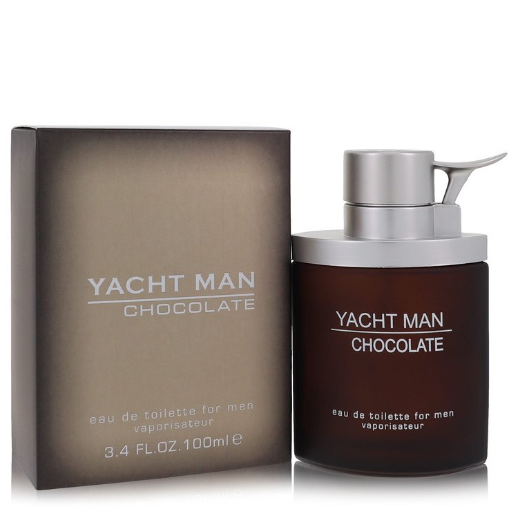 Yacht Man Chocolate by Myrurgia 3.4 Oz Eau De Toilette Spray for Men
