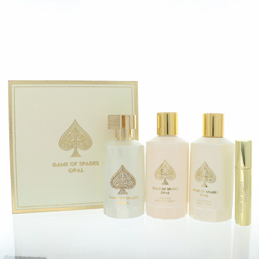 Game Of Spades Opal By Jo Milano Cologne 3 Oz Parfum Spray For Men - Gift Set