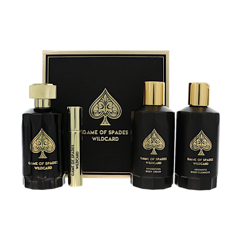 Wild Card by Game Of Spades 3.4 Oz Parfum Gift Set for Men