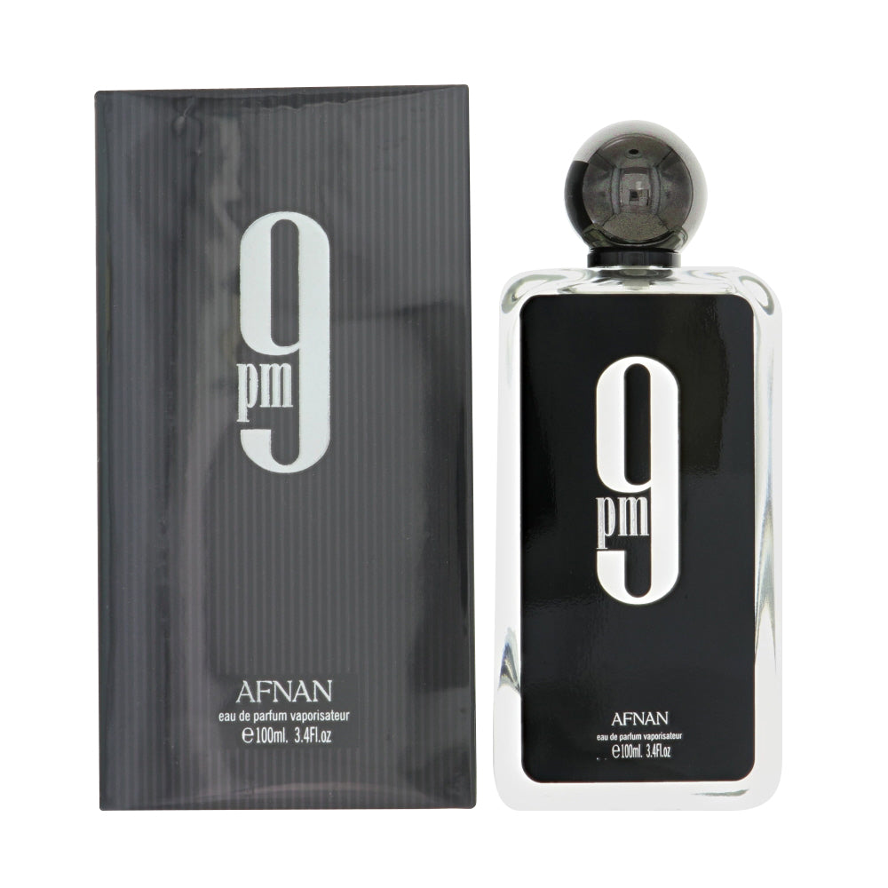 9 Pm By Afnan Cologne 3.4 Oz Eau De Parfum Spray For Men - Box