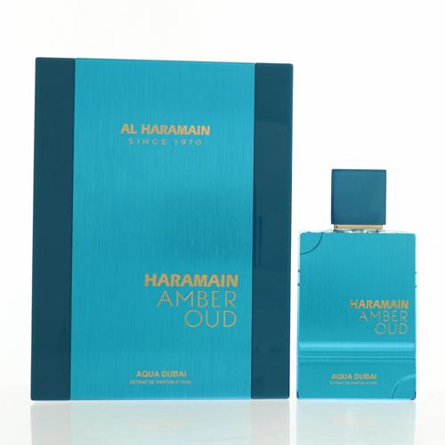 Amber Oud Aqua Dubai By Al Haramain Cologne 2.5 Oz Extrait De Parfum Spray For Men - Box