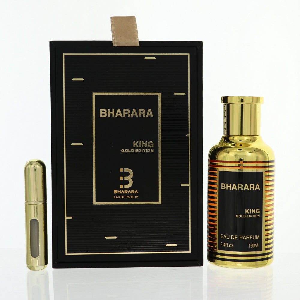 King Gold By Bharara Beauty Cologne 3.4 Oz Eau De Parfum Spray For Men - Box