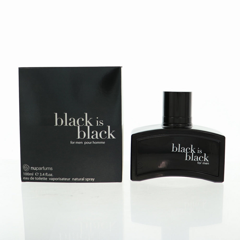Black Is Black By Nuparfums for Men - 3.4 OZ EAU DE TOILETTE SPRAY