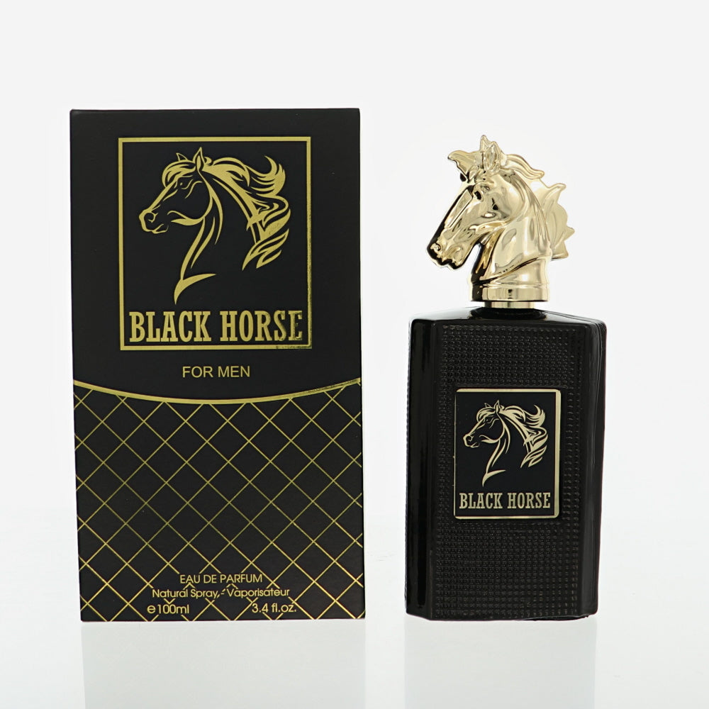 Black Horse By Fragrance Couture Cologne 3.4 Oz Eau De Parfum Spray For Men - Box