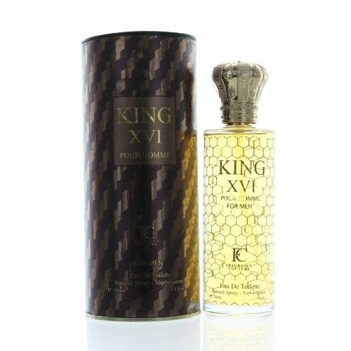 King Xvi by Fragrance Couture 3.4 Oz Eau De Toilette Spray In Box for Men