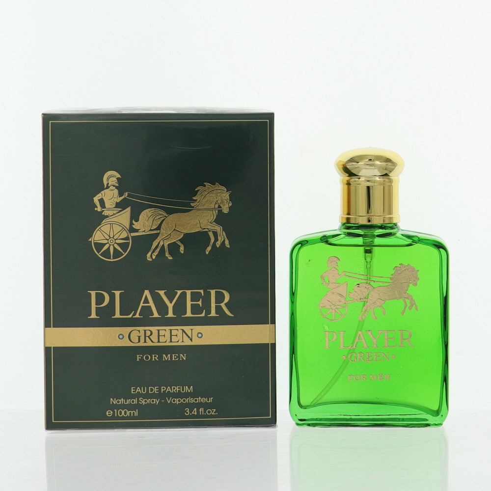 Player Green By Fragrance Couture Cologne 3.4 Oz Eau De Toilette Spray For Men - Box