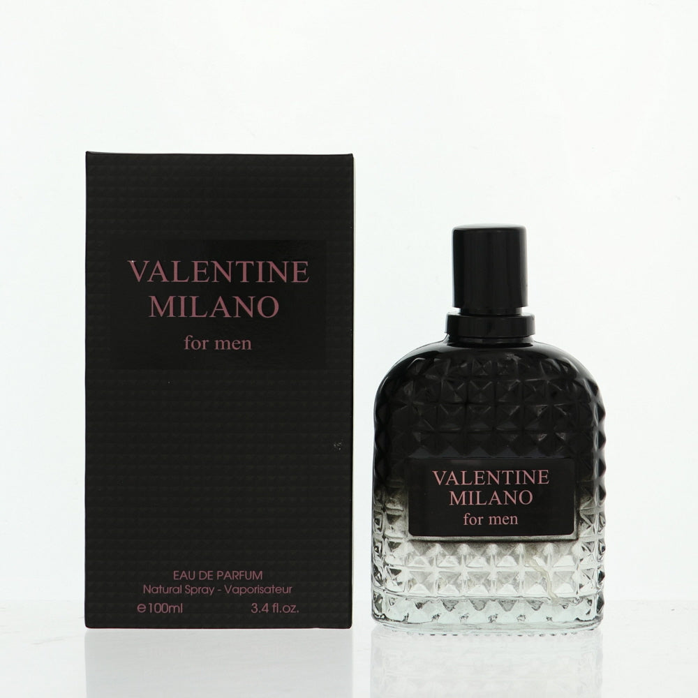 Valentine Milano By Fragrance Couture Cologne 3.4 Oz Eau De Parfum Spray For Men - Box