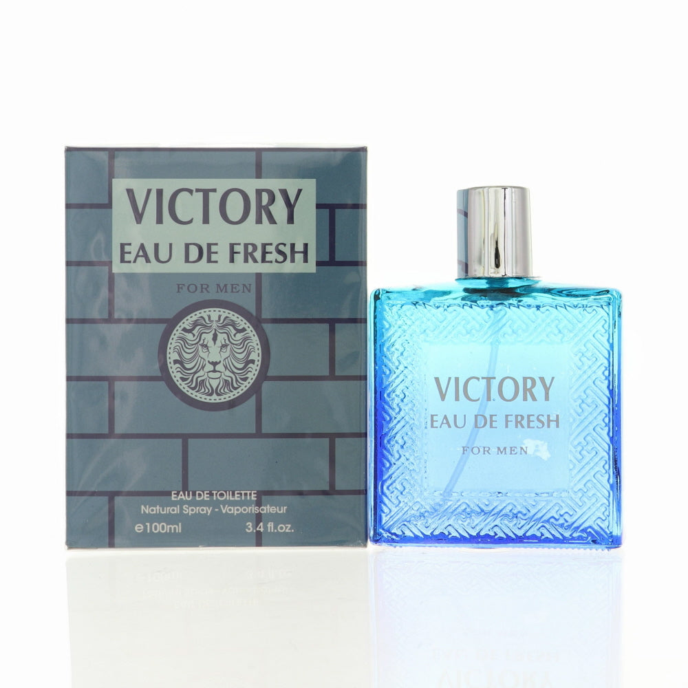 Victory Eau De Fresh By Fragrance Couture Cologne 3.4 Oz Edp Spray For Men - Box
