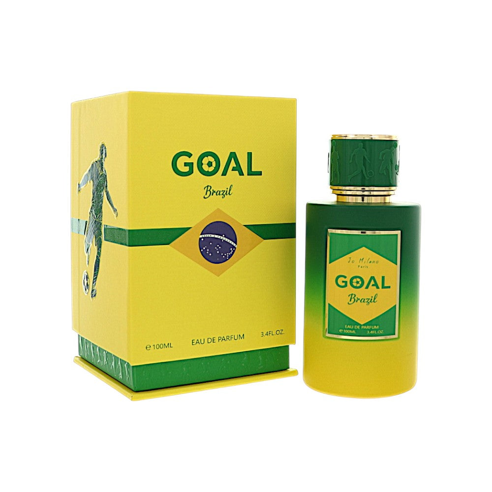 Goal Brazil by Jo Milano 3.4 Oz Eau De Parfum for Men