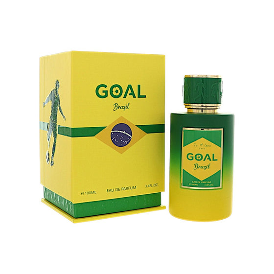 Goal Brazil by Jo Milano 3.4 Oz Eau De Parfum for Men