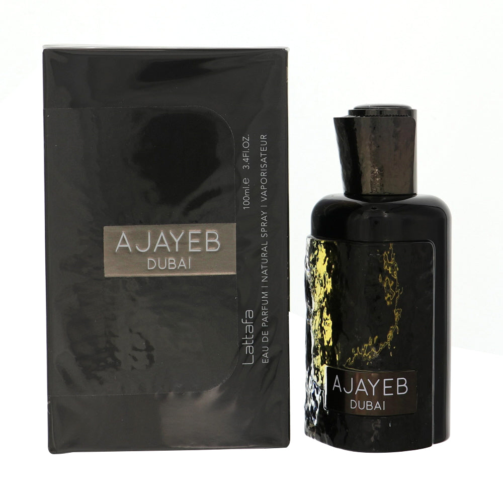 Ajayeb Dubai By Lattafa Cologne 3.4 Oz Eau De Parfum Spray For Men - Box