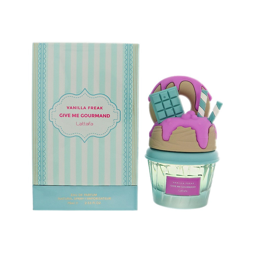 Give Me Gourmand Vanilla Freak by Lattafa 2.53 Oz Eau De Parfum for Men