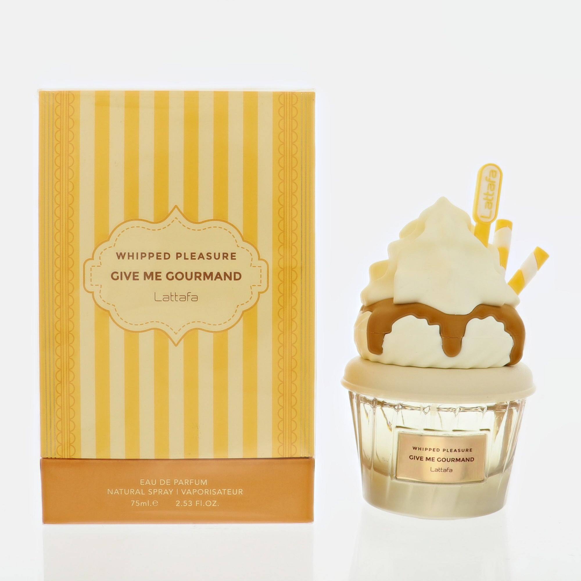 Give Me Gourmand Whipped Pleasure By Lattafa Cologne 2.53 Oz Eau De Parfum Spray For Men - Box